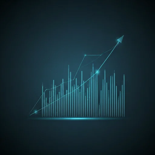 Gráficos financeiros modernos
